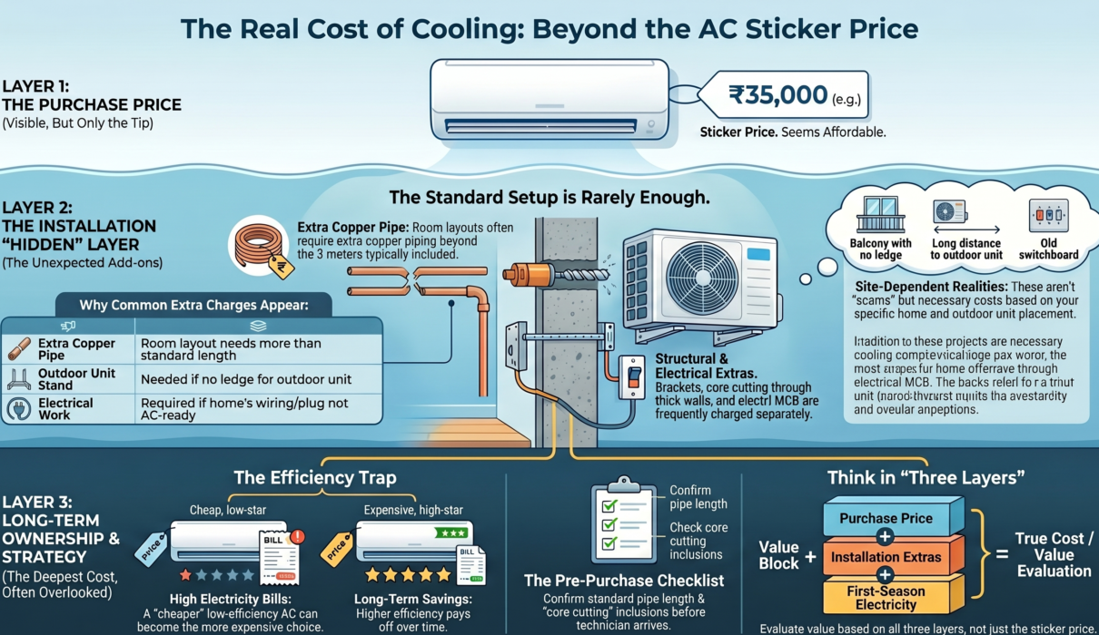 Hidden costs of buying AC in India